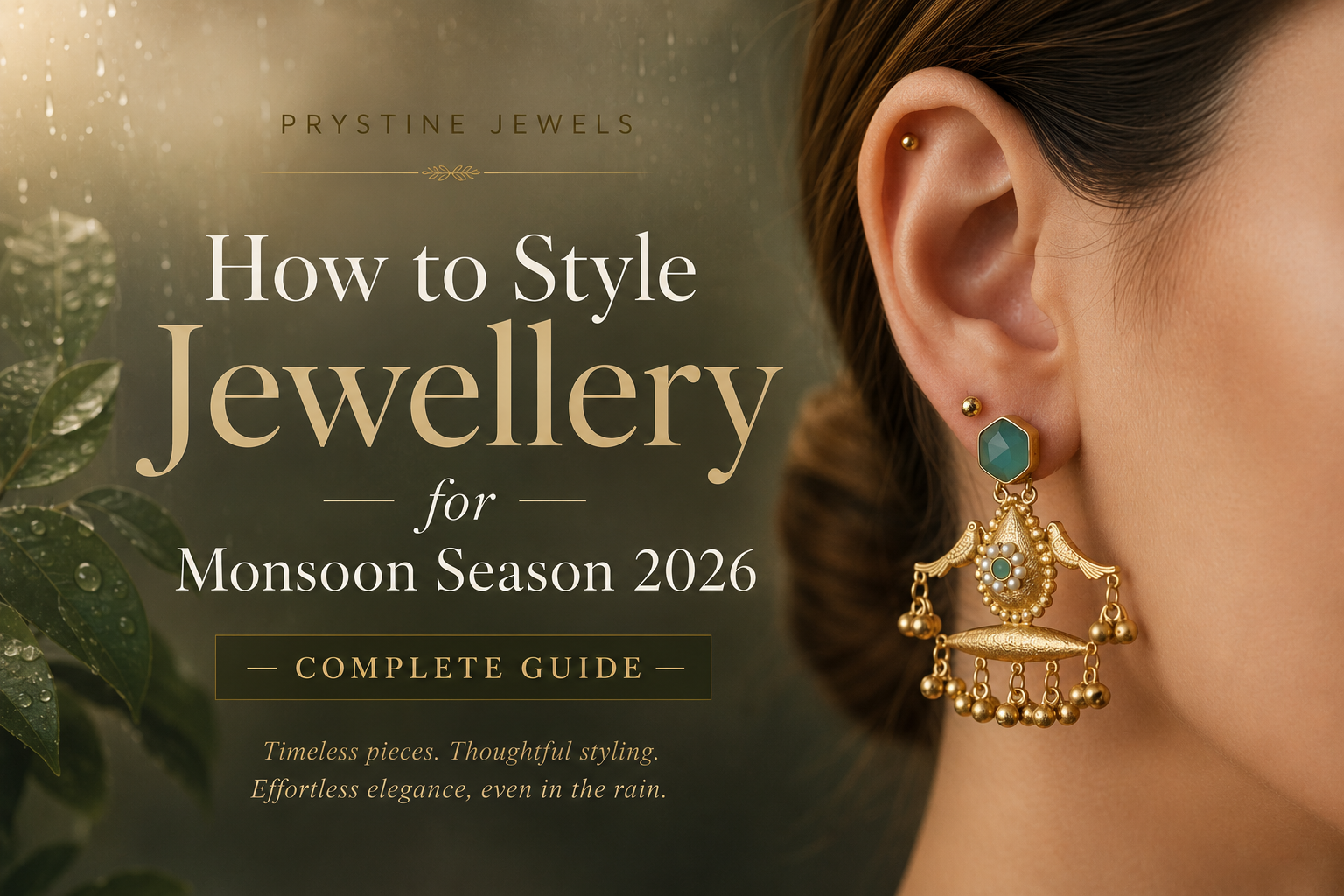 How to Style Jewellery for Monsoon Season 2026 — Complete Guide by Prystine Jewels