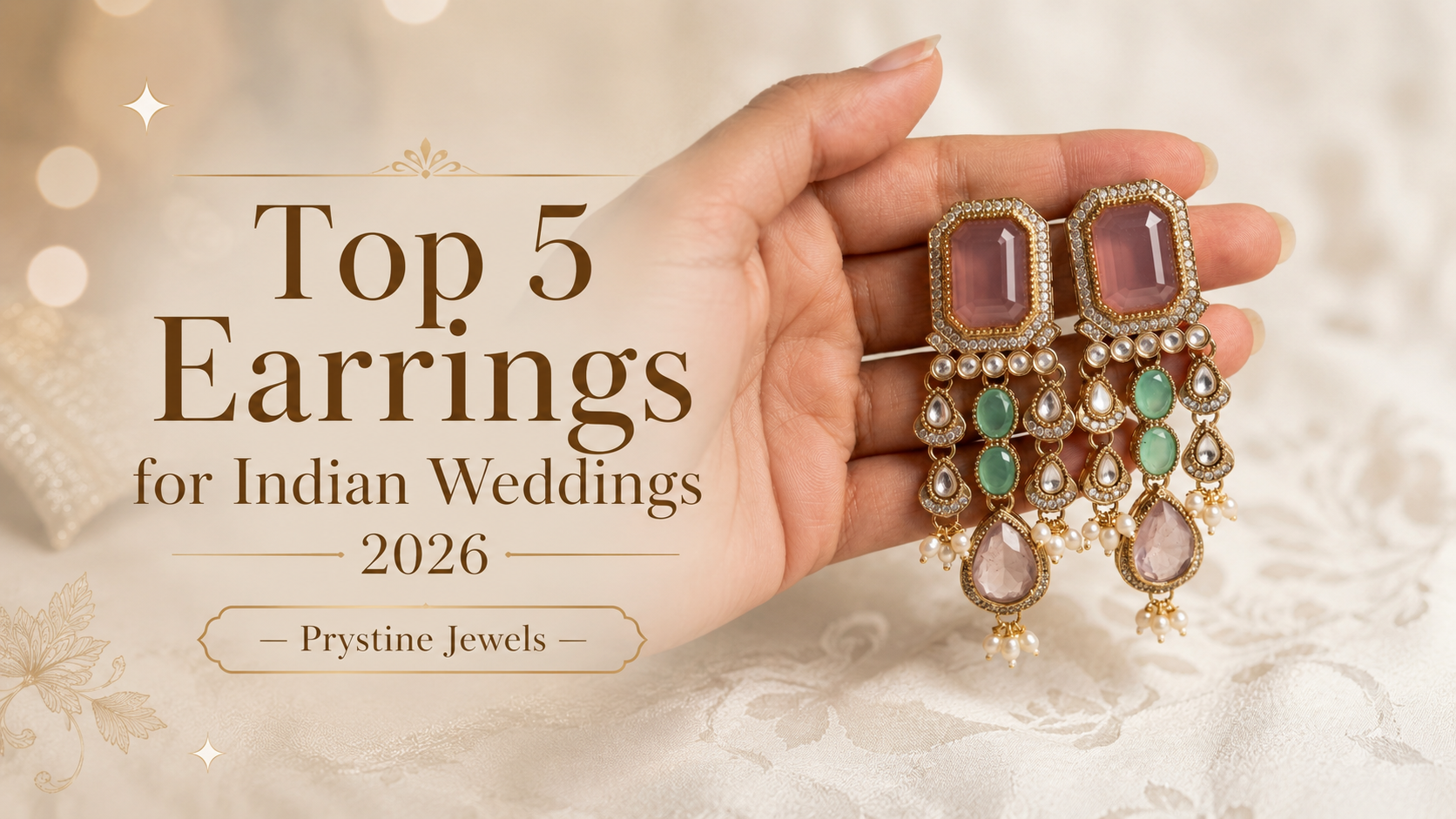 Top 5 Earrings for Indian Weddings 2026 — Prystine Jewels
