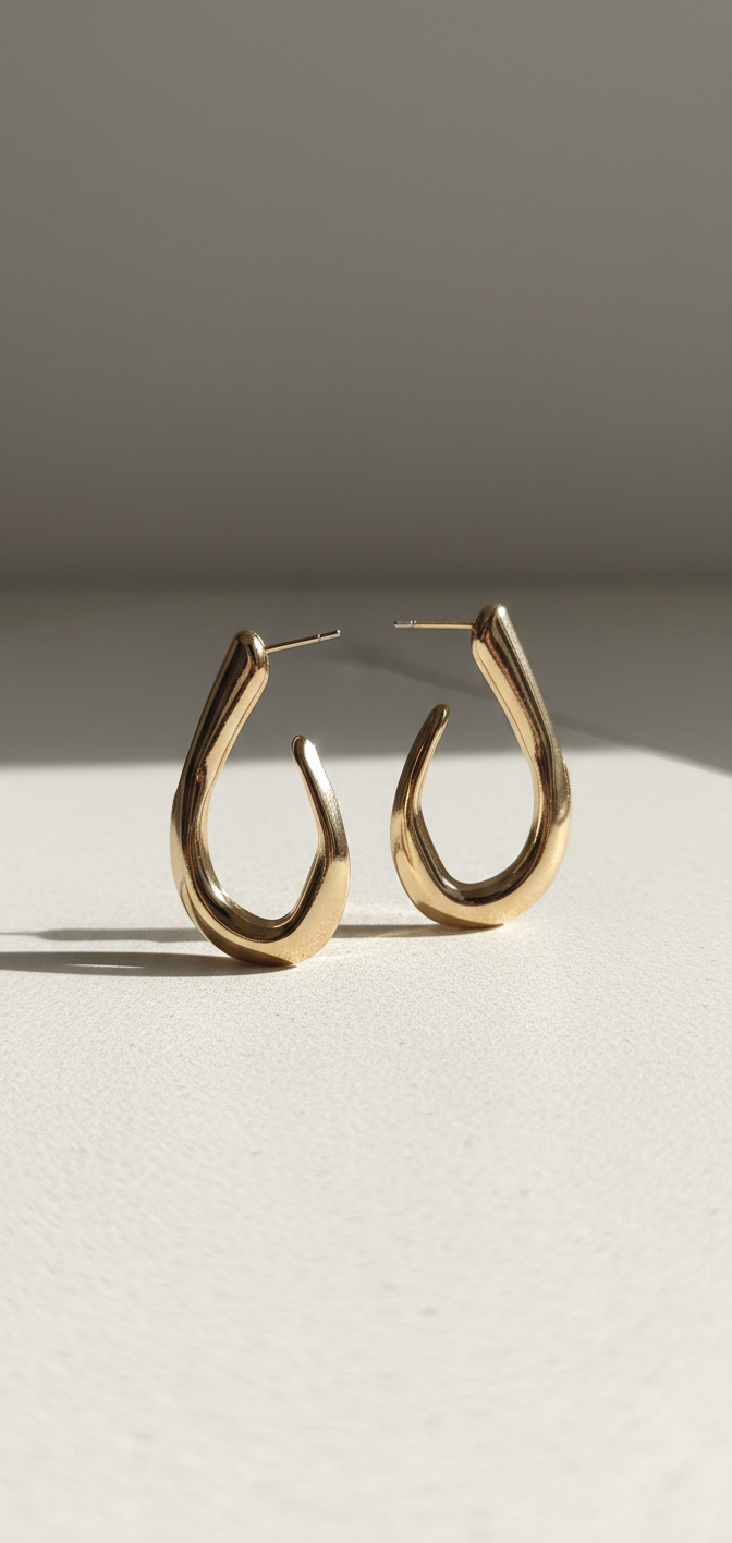 Anti-Tarnish Daily Wear Earrings Style #05 | Hypoallergenic Earrings for Women