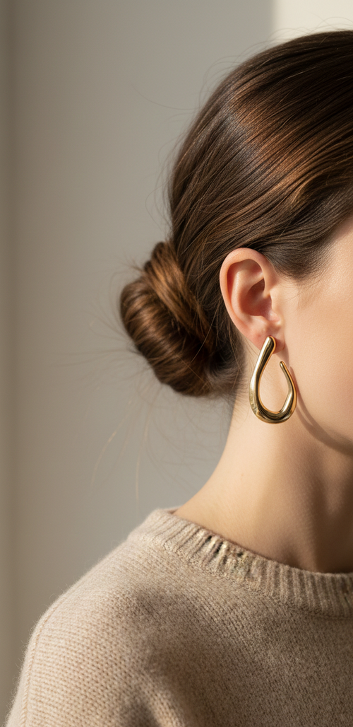 Anti-Tarnish Daily Wear Earrings Style #05 | Hypoallergenic Earrings for Women