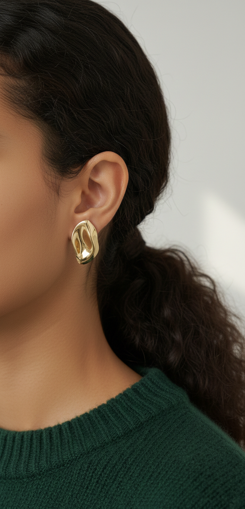 Anti-Tarnish Daily Wear Earrings Style #04 | Hypoallergenic Earrings for Women