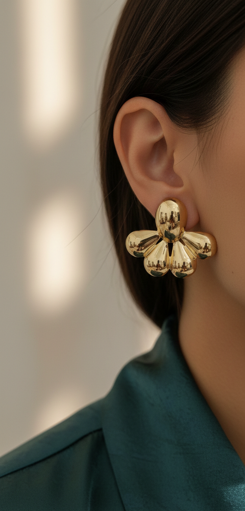 Anti-Tarnish Daily Wear Earrings Style #02 | Hypoallergenic Earrings for Women