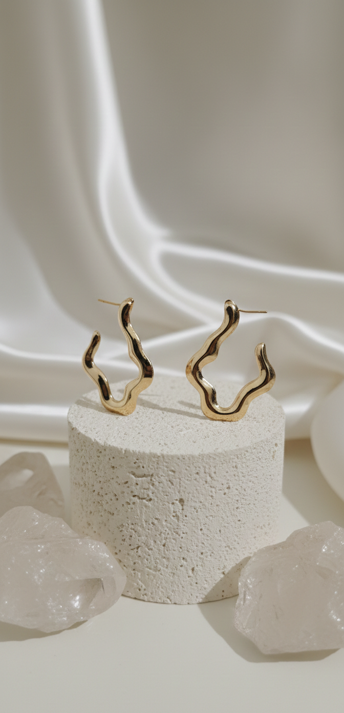 Anti-Tarnish Daily Wear Earrings Style #05 | Hypoallergenic Earrings for Women