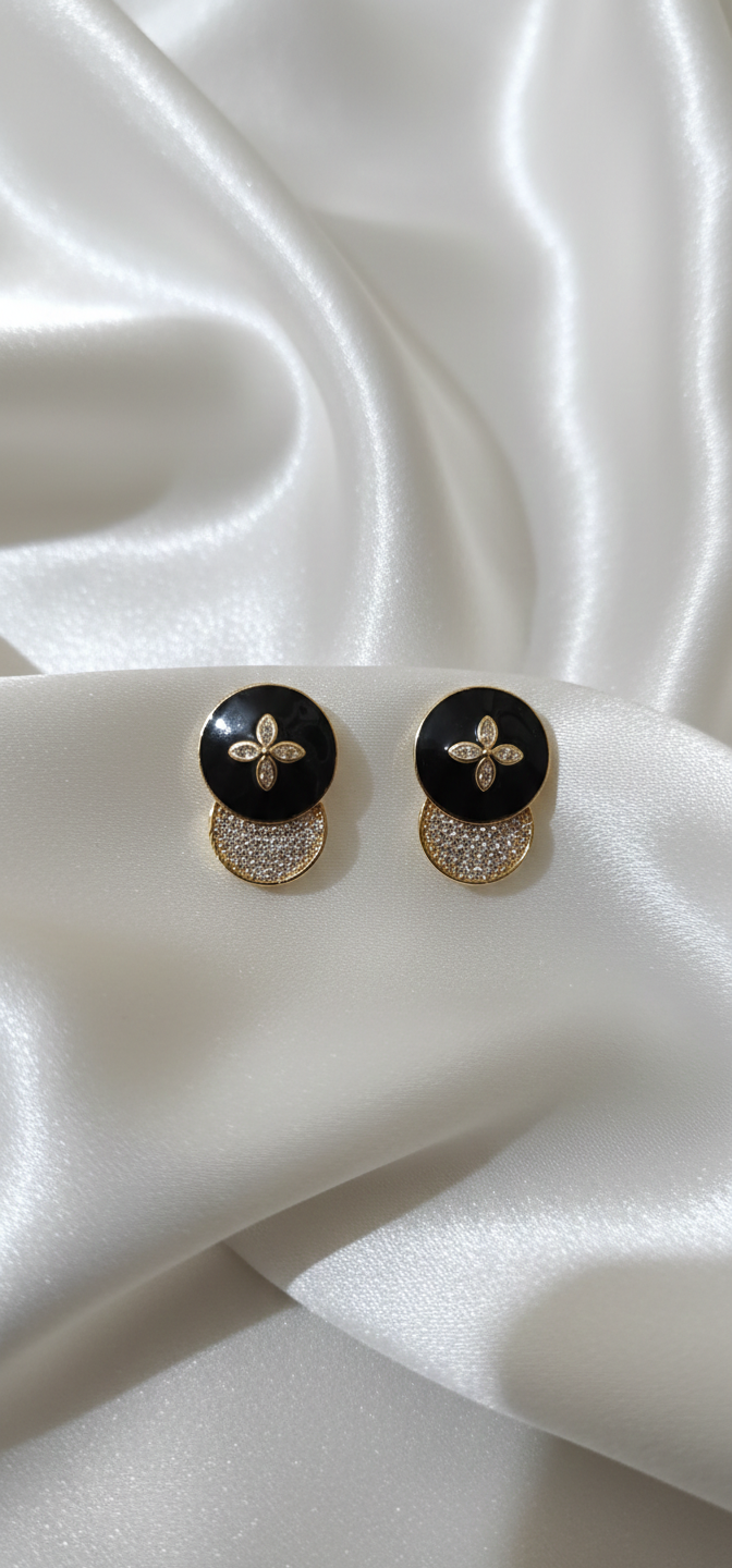 Seoul Luminance Earrings | Gold Plated Artificial Earrings for Women