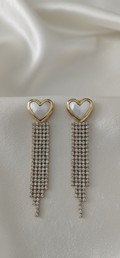 Gilded Love Drops | Artificial Jewellery for Women | Prystine Jewels