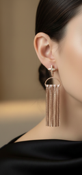The Ballroom Fringe Earring | Gold Plated Artificial Earrings for Women