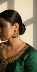 Firdaus Earrings | Gold Plated Artificial Earrings for Women