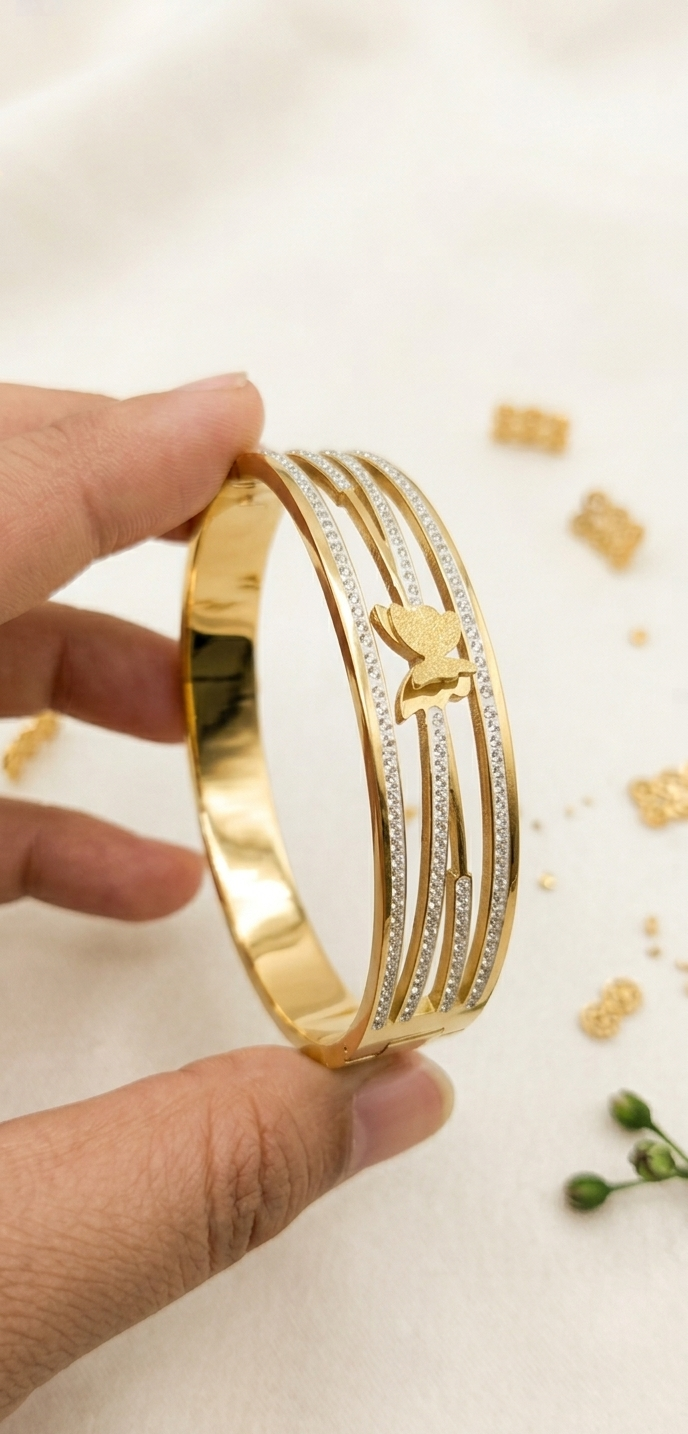 Anti-Tarnish Gold Bracelet Style #08 | Everyday Wear Bracelet for Women