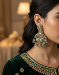Heritage Chandelier Earrings | Heavy Traditional Indian Jewellery for Weddings
