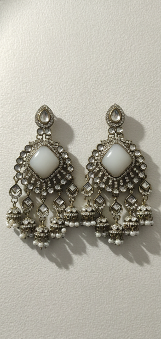 Maharaja's Grace Earrings | Gold Plated Artificial Earrings for Women