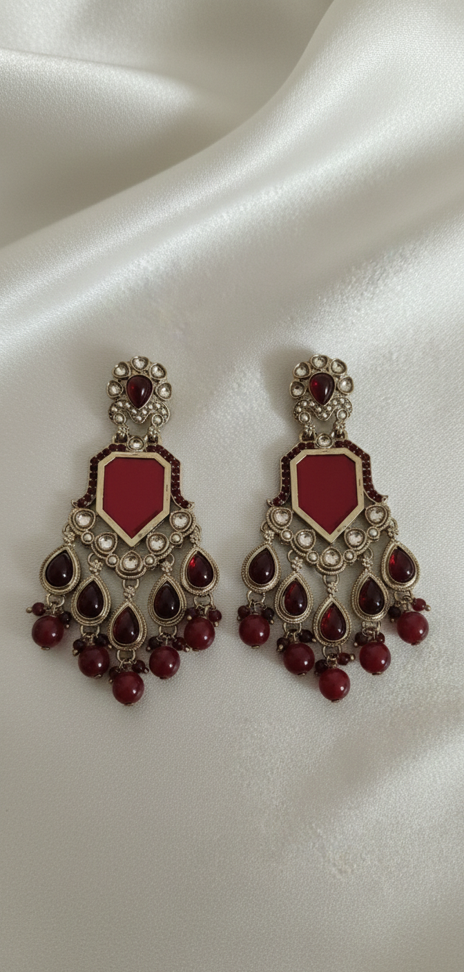 Priya Tanishq Earrings | Gold Plated Artificial Earrings for Women