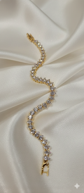 Luce tennis Bracelet | Gold Plated Anti-Tarnish Bracelet for Women