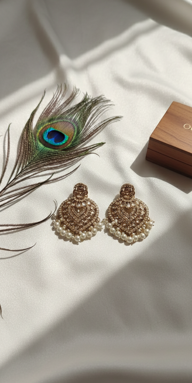 Zoya Earrings | Gold Plated Artificial Earrings for Women