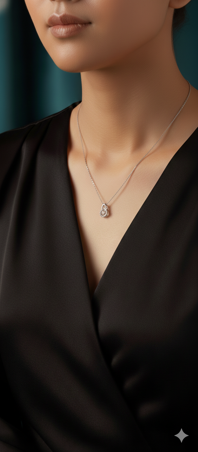 Mini Silver Pendant | Gold Plated Anti-Tarnish Pendant for Women