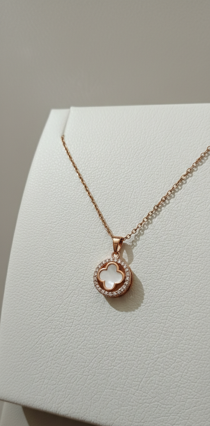 Plus Inside Circle Pendant | Gold Plated Anti-Tarnish Pendant for Women
