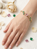 Petal & Vine Tulip Bracelet | Gold Plated Anti-Tarnish Bracelet for Women