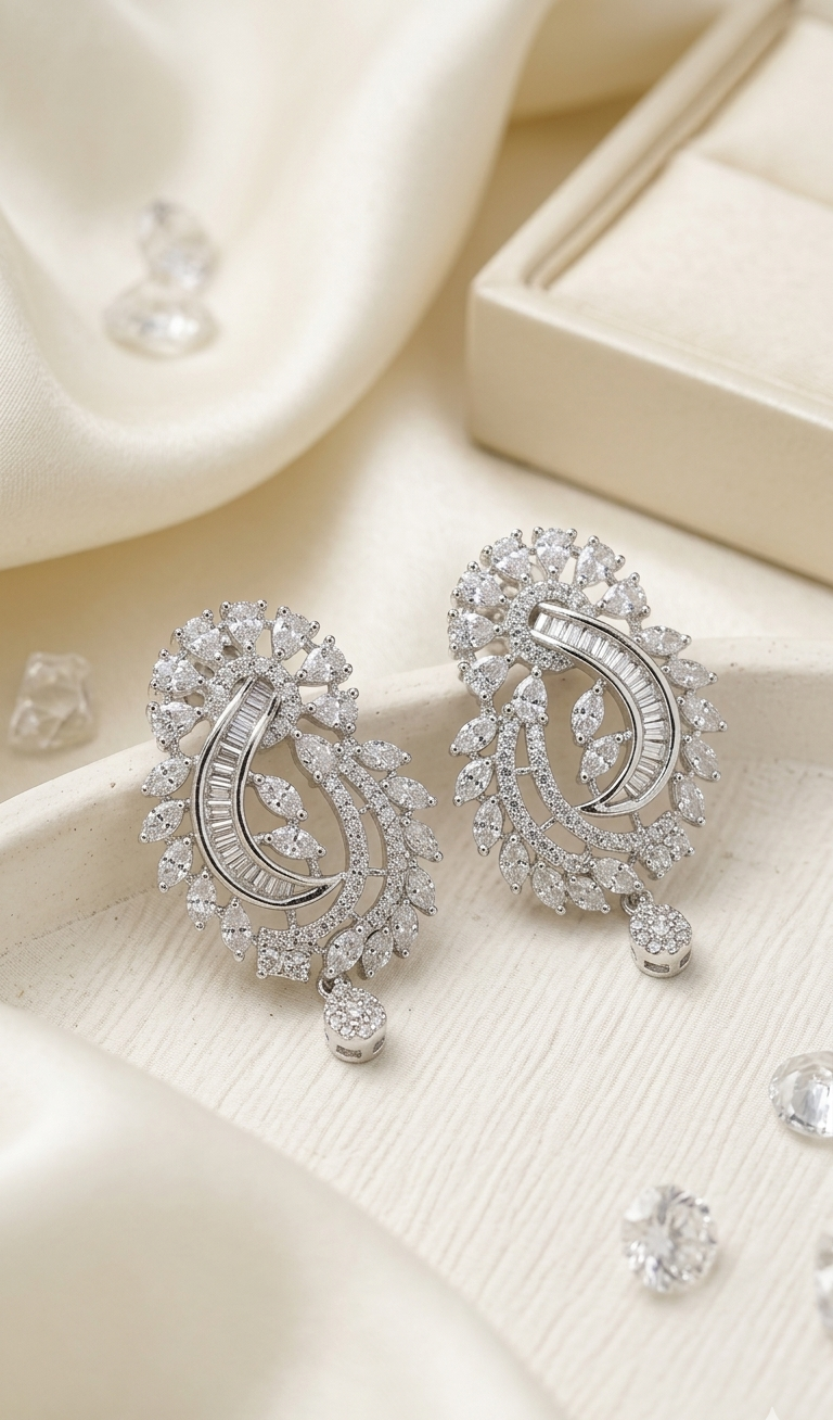 Zoya AD earring | Gold Plated Artificial Earrings for Women