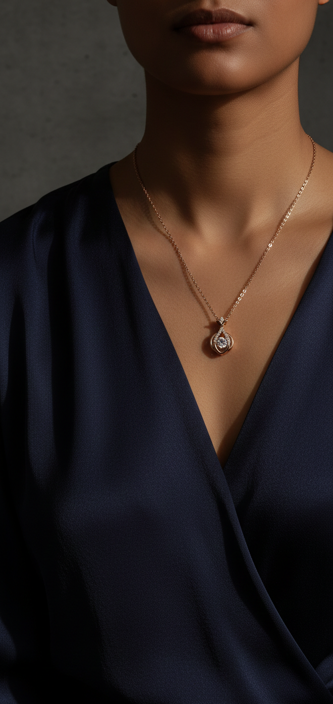 Vase Shaped Pendant | Gold Plated Anti-Tarnish Pendant for Women