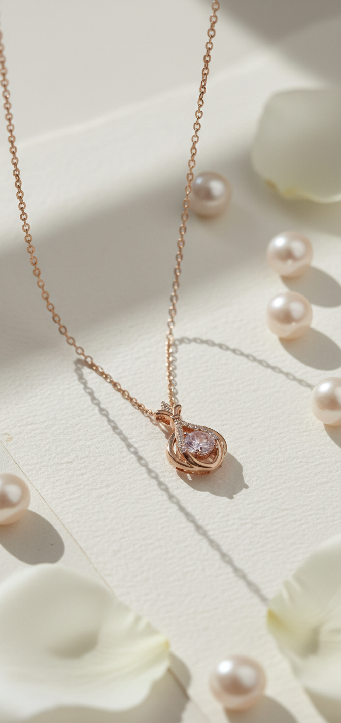 Vase Shaped Pendant | Gold Plated Anti-Tarnish Pendant for Women